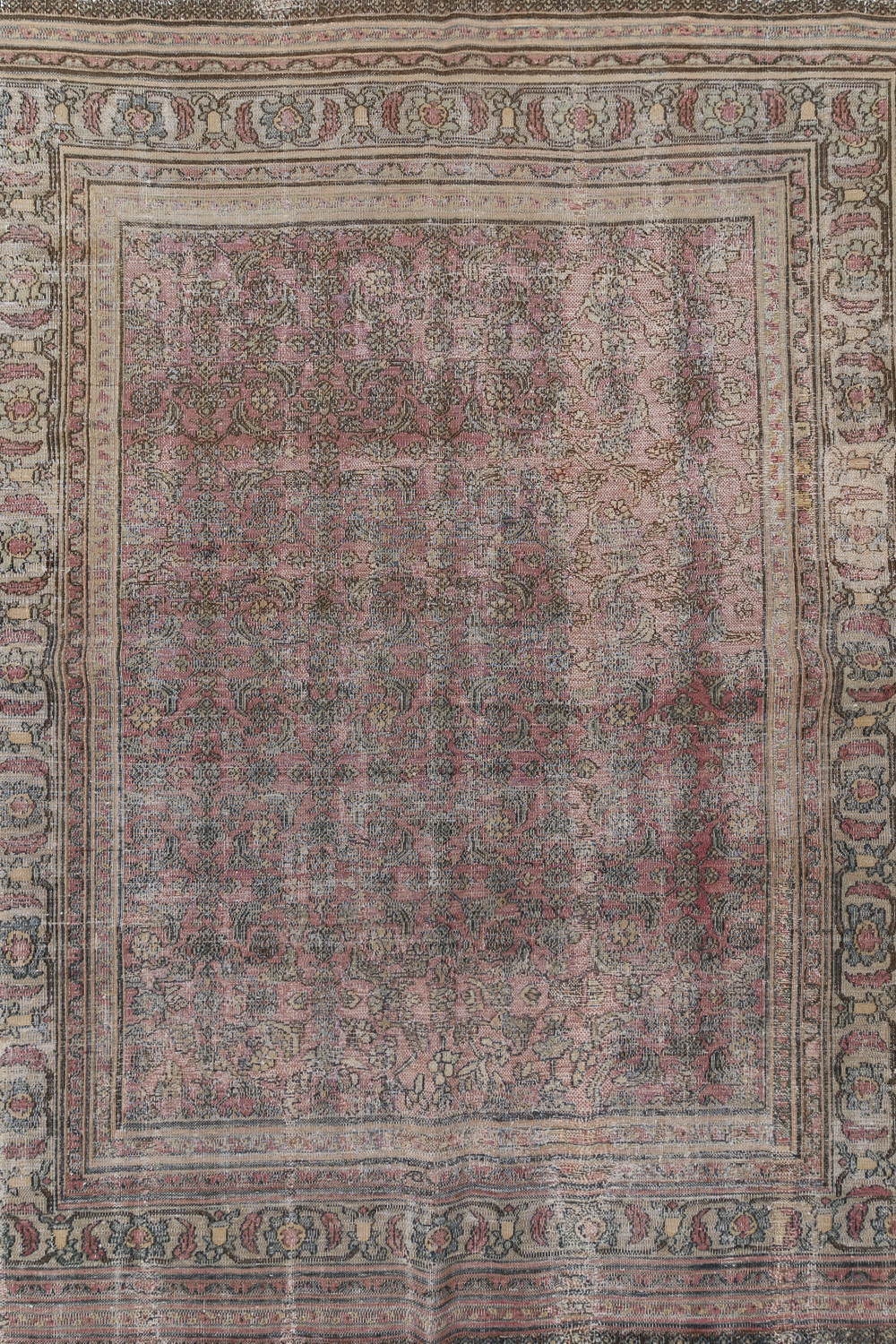Distressed Persian Doroksh Rug