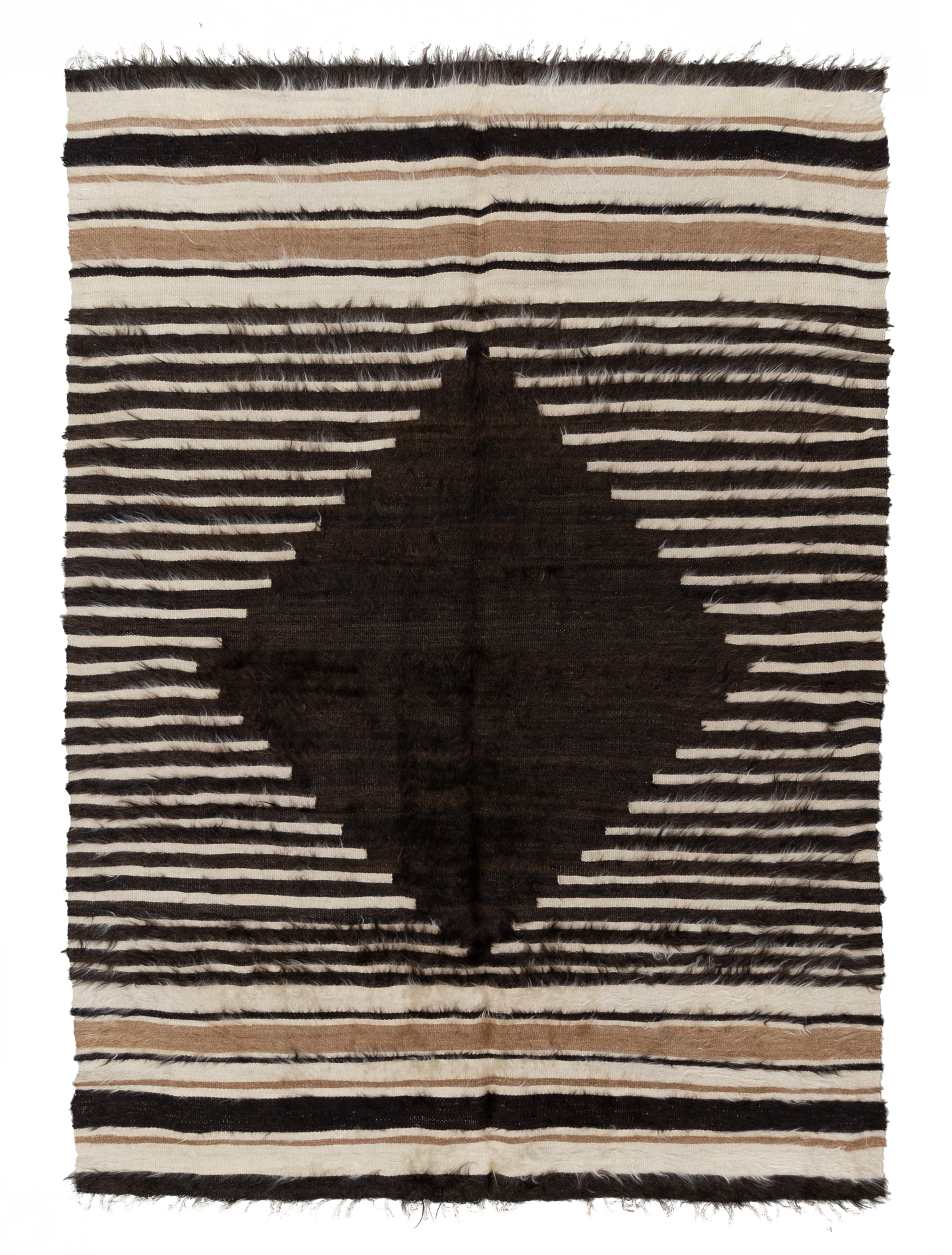 Vintage Turkish Mohair Sirt Rug