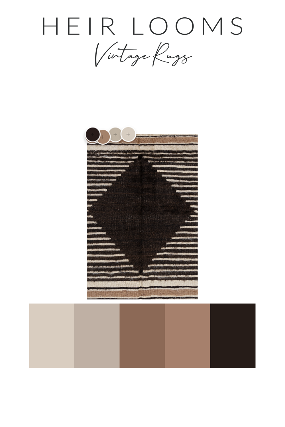 Vintage Turkish Mohair Sirt Rug