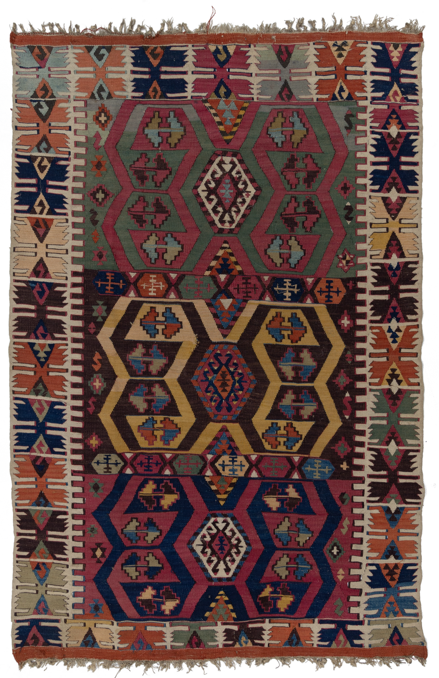 Antique Turkish Kilim Rug