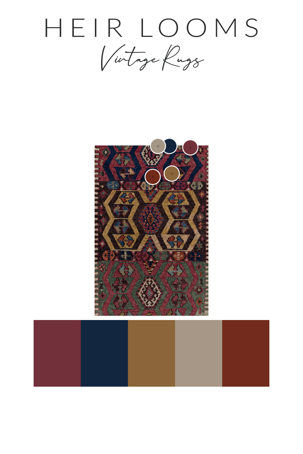 Antique Turkish Kilim Rug