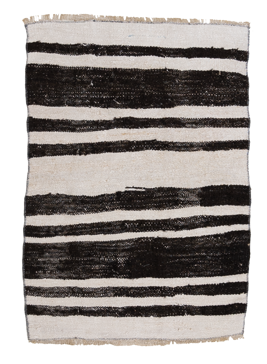 Turkish Hemp Kilim Mini Rug