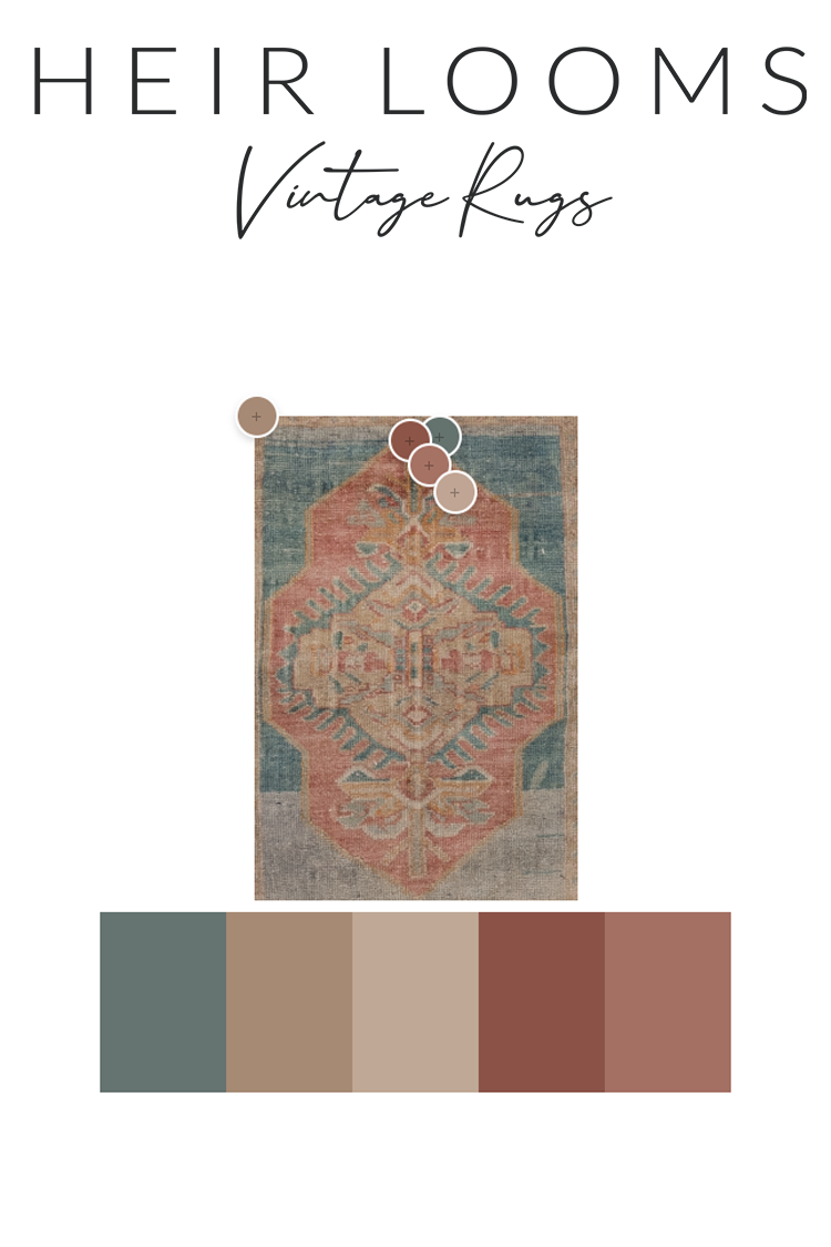 Vintage Turkish Mini Rug
