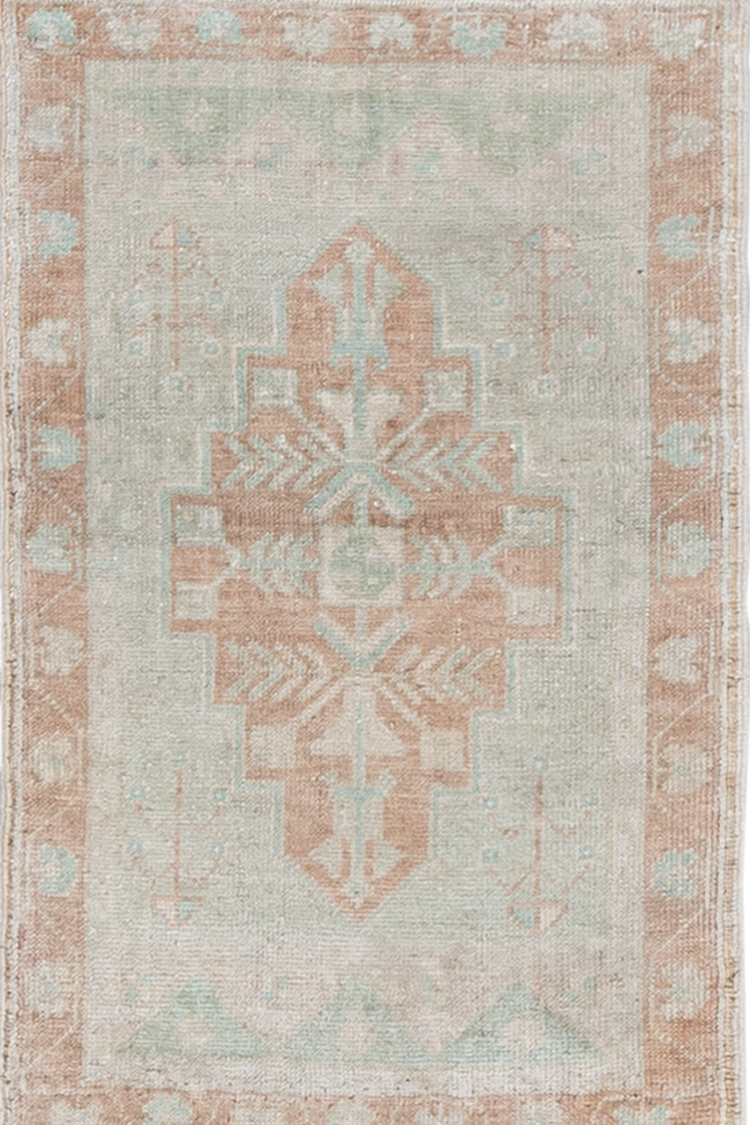 Vintage Turkish Mini Rug