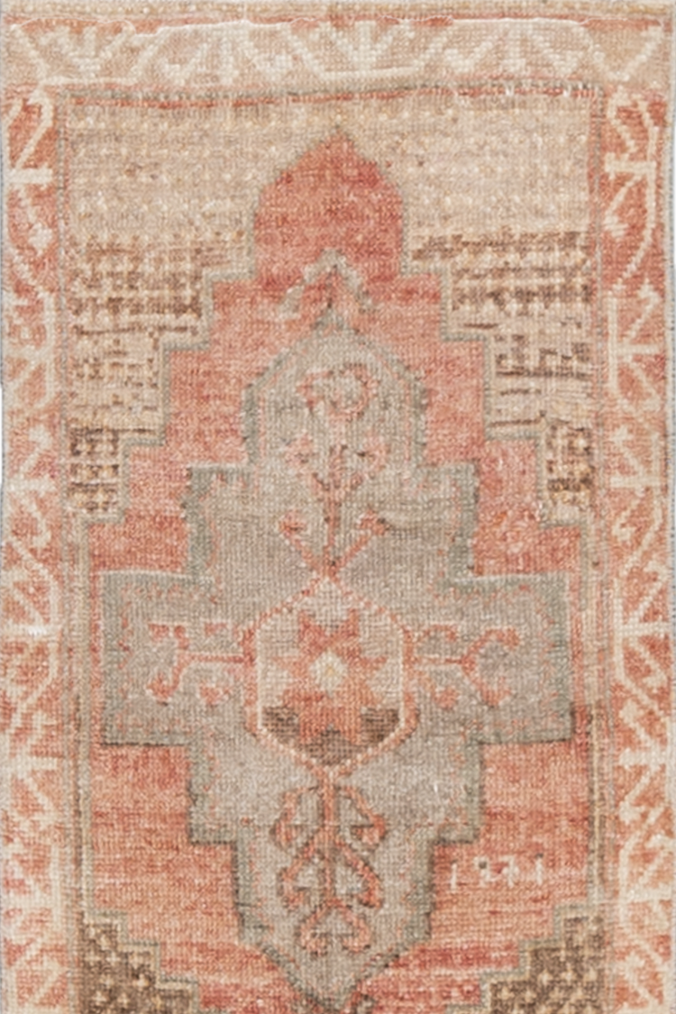 Vintage Turkish Mini Rug