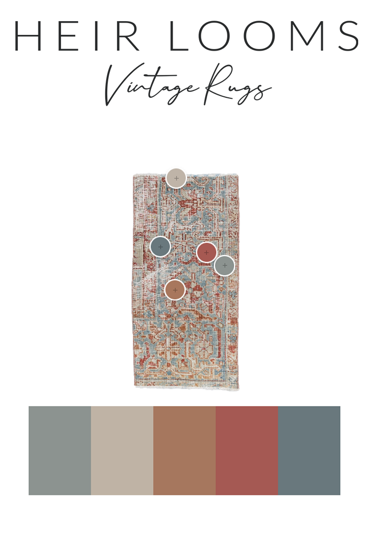 Persian Heriz Remnant Y2151