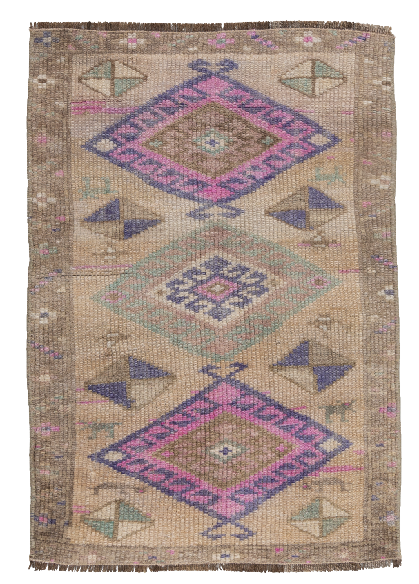 Vintage Turkish Mini Rug