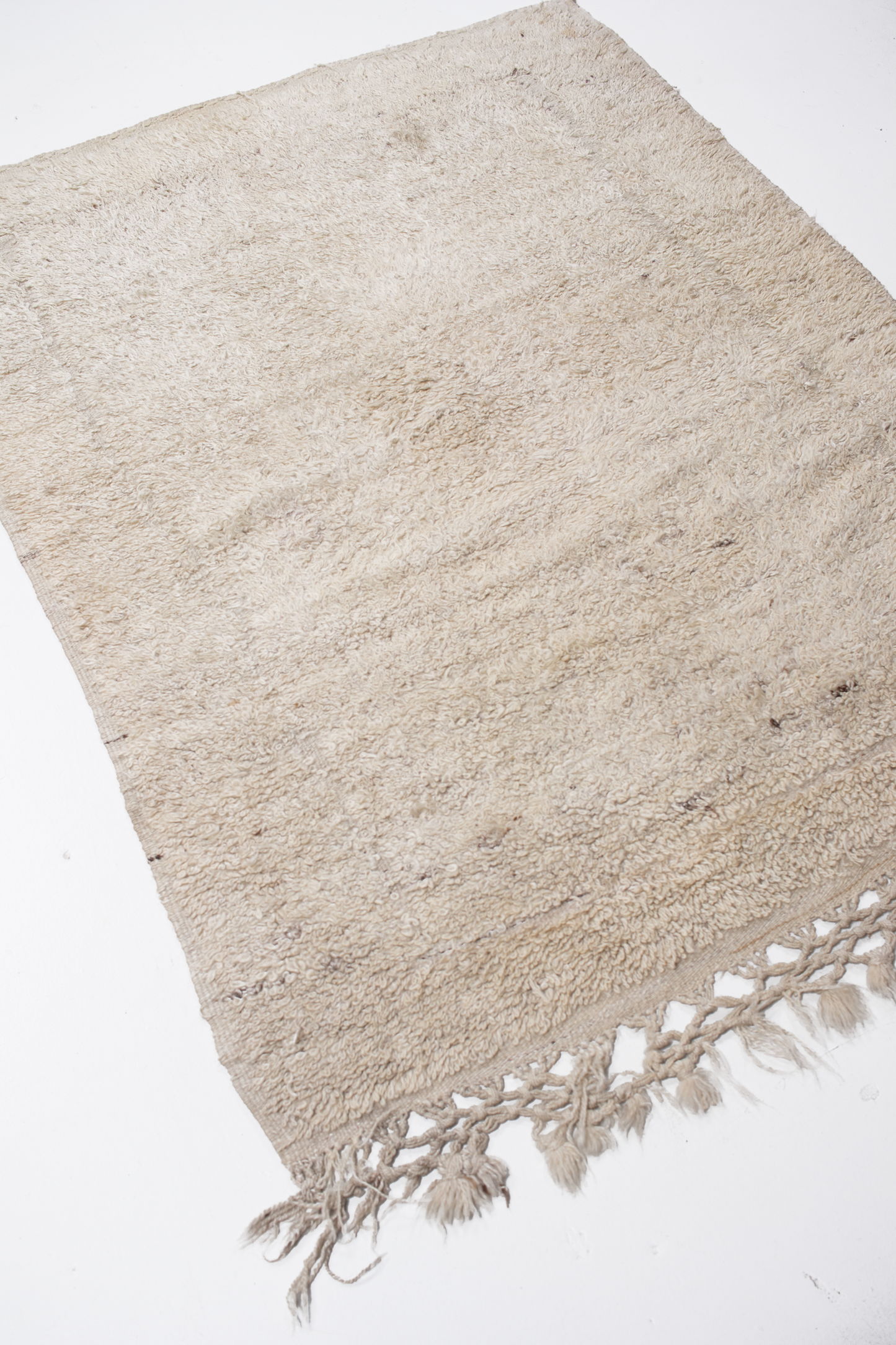 Vintage Shaggy Turkish Tulu Rug