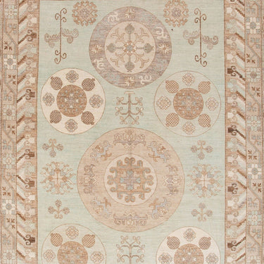 Modern Khotan Style Wool Rug 12 X 20