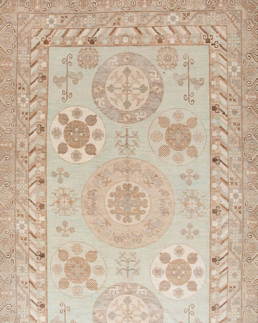 Modern Khotan Style Wool Rug 12 X 20