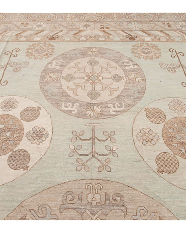 Modern Khotan Style Wool Rug 12 X 20