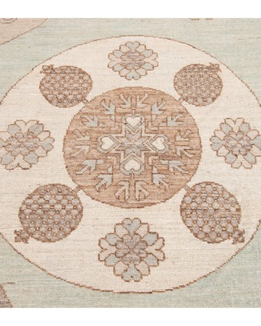 Modern Khotan Style Wool Rug 12 X 20