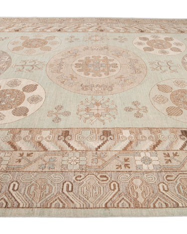 Modern Khotan Style Wool Rug 12 X 20