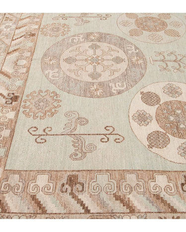 Modern Khotan Style Wool Rug 12 X 20