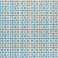 Modern Swedish Style Handmade Geometric Pattern Oversize Blue and Ivory Wool Rug