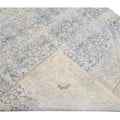 Antique Blue And Beige Mahal Handmade Medallion Floral Wool Rug