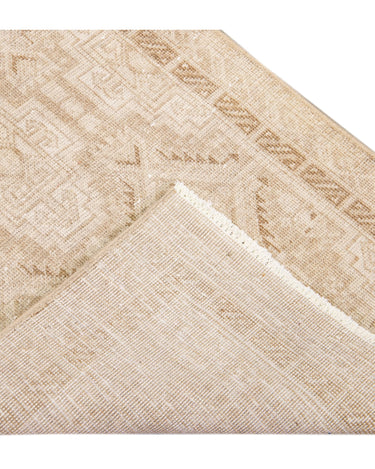Antique Sivas Handmade Allover Motif Beige Wool Runner