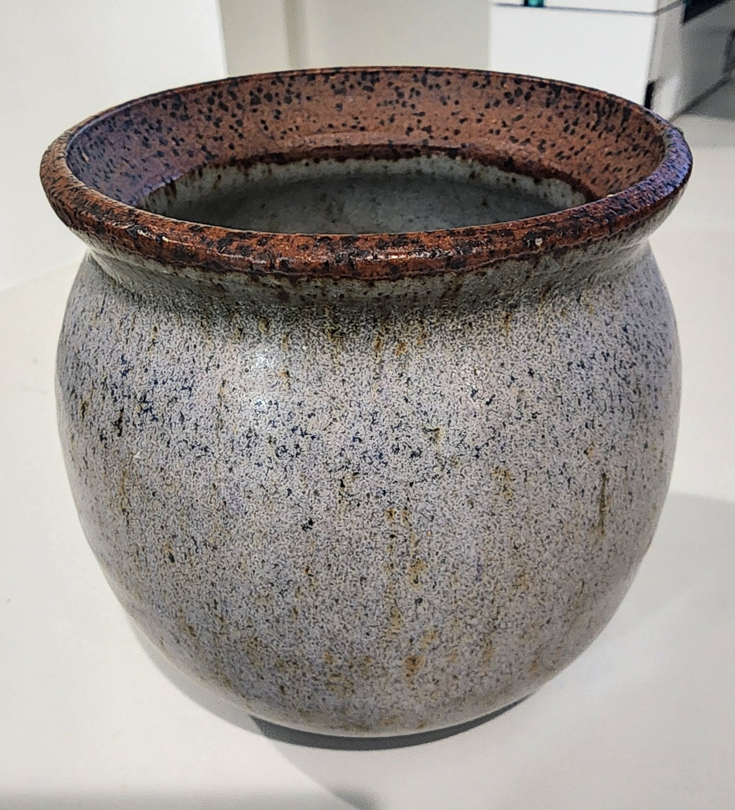 Mini Blue/Brown Pot