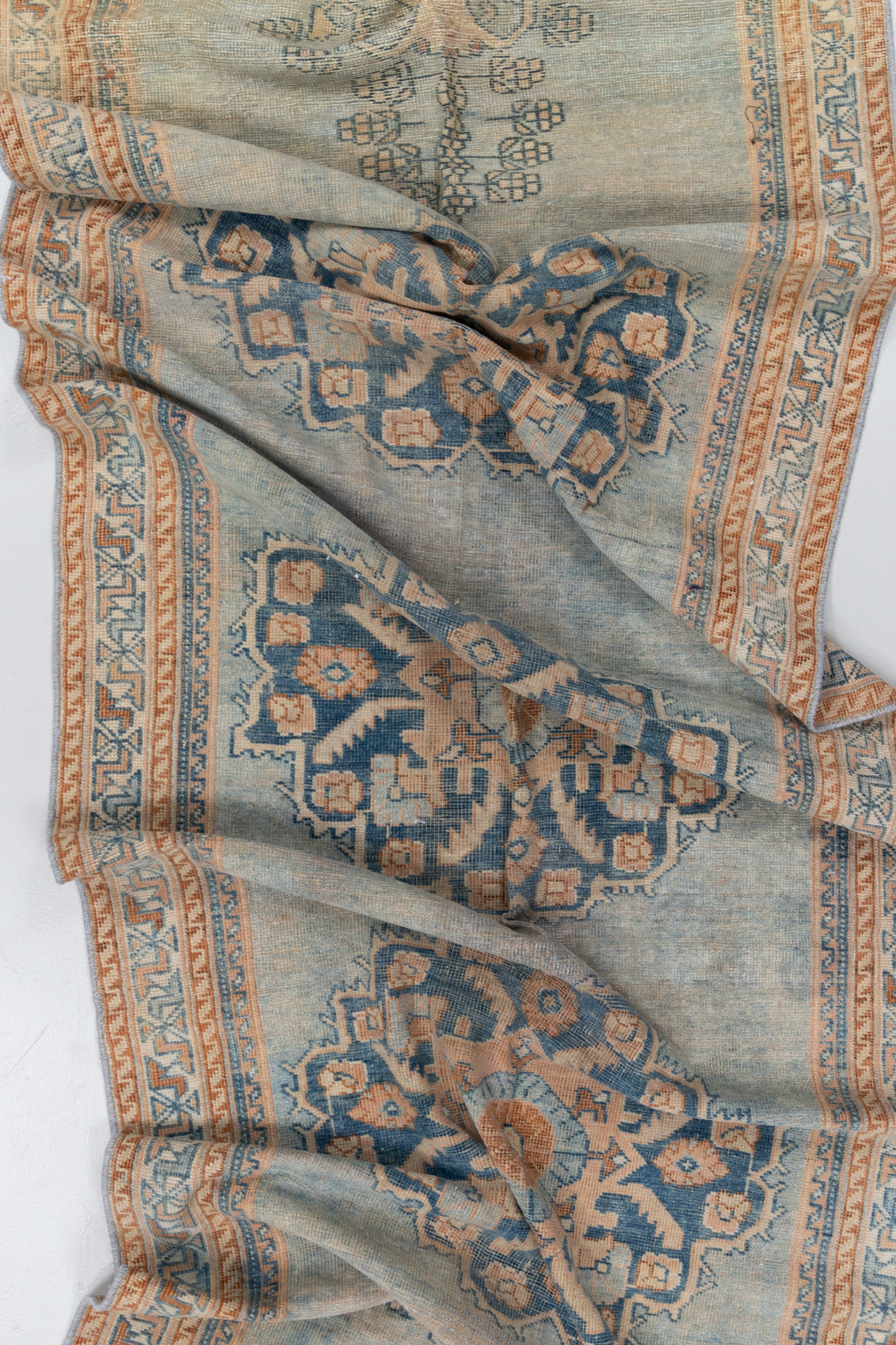 Blue Vintage Persian Runner Rug