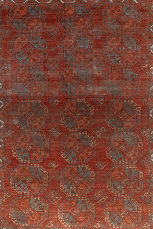 Antique Turkmen  Ersari Tribal Rug L-9023