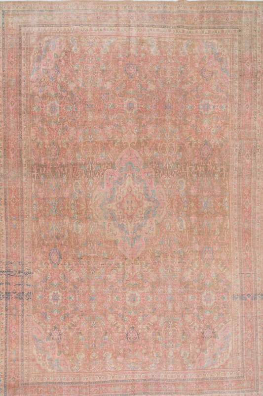 Vintage Persian Bidjar Rug L-J2828