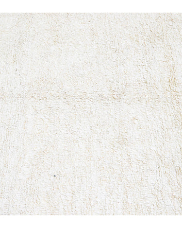Ivory Modern Moroccan Handmade Minimalism Center Design Wool Rug