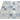 Modern Scandinavian Blue and Gray Handmade Geometric Room SizeWool Rug