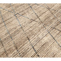 Brown Modern Moroccan Style Handmade Tribal Pattern Boho Wool Rug