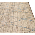 Brown Modern Moroccan Style Handmade Tribal Pattern Boho Wool Rug