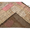 Boho Modern Moroccan Style Handmade Abstract Designed Brown Wool Runner