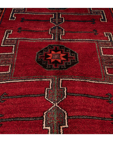 Vintage Turkish Tribal Wool Runner 6 X 15