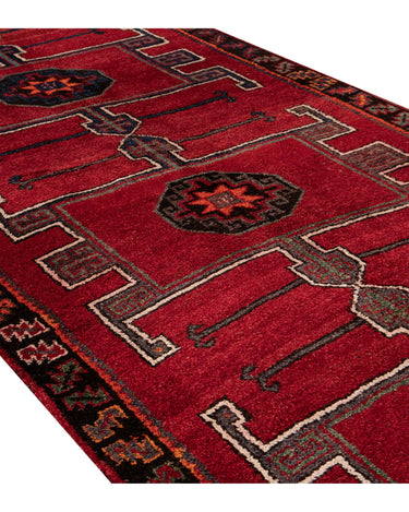 Vintage Turkish Tribal Wool Runner 6 X 15
