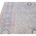 Antique Mahal Handmade Floral Designed Beige Wool Rug