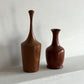 Pair of vintage wooden bud vases | reserve for Libby