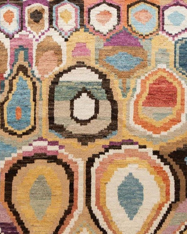 Modern Moroccan Wool Rug 10 X 12