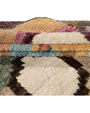 Modern Moroccan Wool Rug 10 X 12