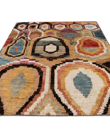Modern Moroccan Wool Rug 10 X 12