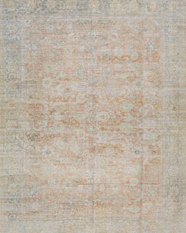 Antique Persian Mahal Handmade Shabby Chic Rust Wool Rug With Allover Design