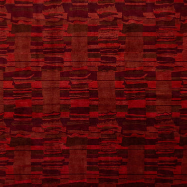 Modern Tibetan Wool and Silk Rug 10 X 13