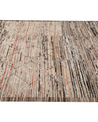 Modern Moroccan-Style Wool Rug 9 X 12