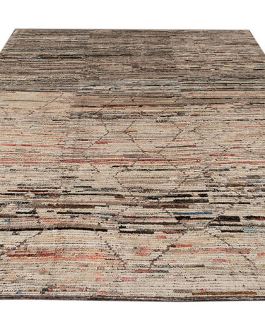 Modern Moroccan-Style Wool Rug 9 X 12
