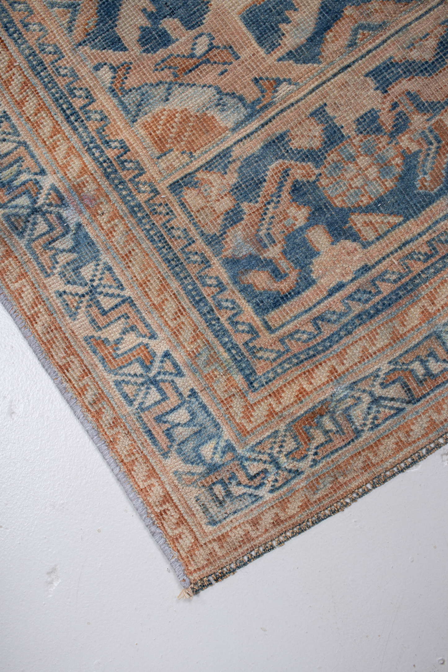 Blue Vintage Persian Runner Rug