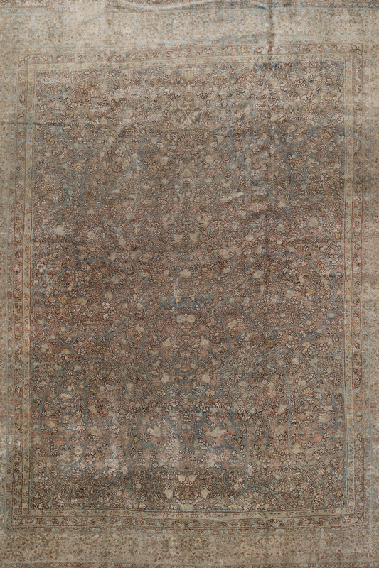 Antique Tabriz Wool Rug L2594