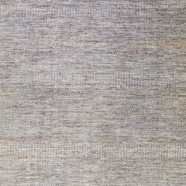 Modern Savannah Handmade Geometric Gray and Beige Oversize Wool Rug