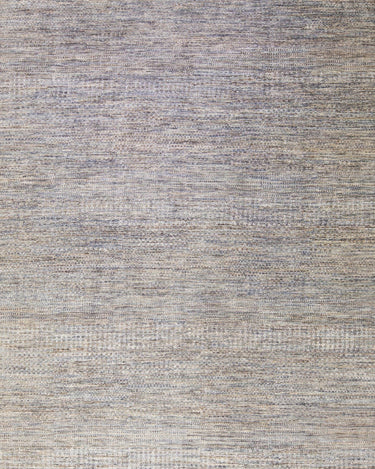 Modern Savannah Handmade Geometric Gray and Beige Oversize Wool Rug