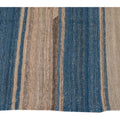 Modern Striped Flat-Weave Wool Rug 7 X 10