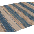 Modern Striped Flat-Weave Wool Rug 7 X 10