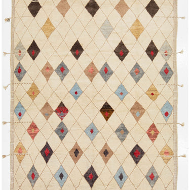Modern Moroccan Wool Rug 9 X 13