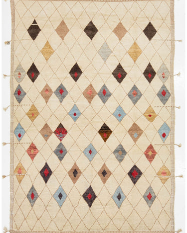 Modern Moroccan Wool Rug 9 X 13