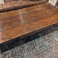 Farm house coffee table with 8 iron "stretchers".